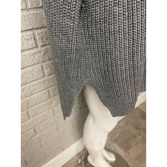 Zenana Outfitter Women Turtleneck Chunky Poncho Sweater Size S - Picture 7 of 10